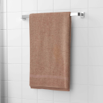 Kylpypyyhe „Brown Economic Towel“. Pyyhkeet, 60x35 cm, 100x45 cm. Lämmin kahvinruskea pyyhe tasaisen ruskeana