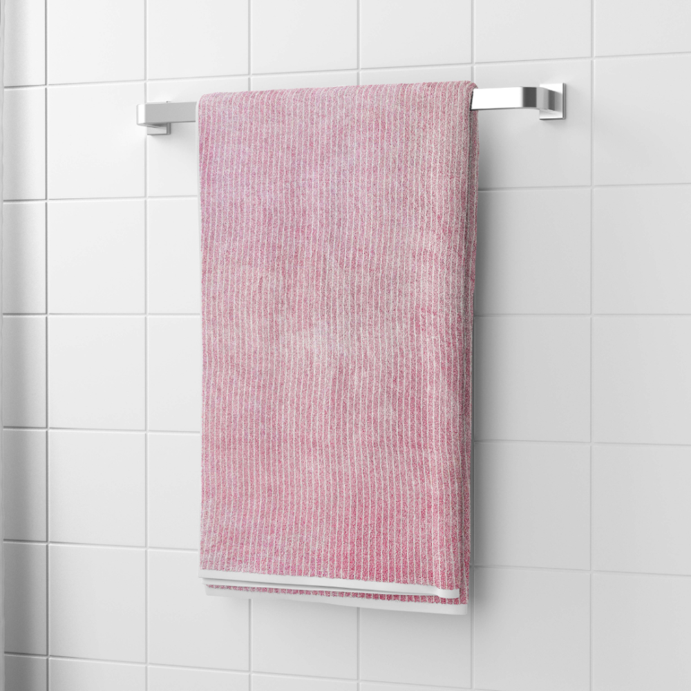 Kylpypyyhe „Pink Lines“. Pyyhkeet, 70x140 cm