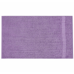 Kylpypyyhe „Purple Economic Towel“. Pyyhkeet, 60x35 cm, 100x45 cm. Minimalistisches violettes handtuch im modernen badezimmerinterieur
