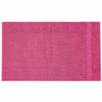 Kylpypyyhe „Raspberry Economic Towel“. Pyyhkeet, 60x35 cm, 100x45 cm. Kaksipuolinen vaaleanpunainen pyyhe minimalistisessa kylpyhuoneessa