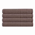 Kylpypyyhe „Royal Brown towel“, 70x140 cm. Ruskea kylpypyyhe hienovaraisella kohokuvioidulla pintarakenteella. Kylpypyyhe „Royal Brown towel“, 70x140 cm. Ruskea kylpypyyhe hienovaraisella kohokuvioidulla pintarakenteella.