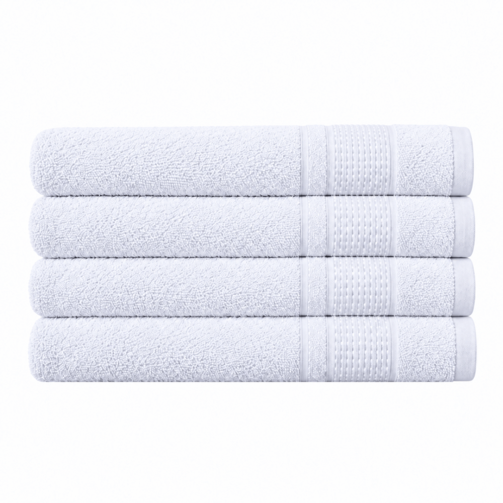 Kylpypyyhe „Royal White towel“, 70x140 cm. Valkoinen kylpypyyhe hienovaraisella kohokuvioidulla pintarakenteella. Kylpypyyhe „Royal White towel“, 70x140 cm. Valkoinen kylpypyyhe hienovaraisella kohokuvioidulla pintarakenteella.