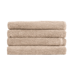 Kylpypyyhe „Toffee towel“, 70x140 cm. Vaaleanbeige yksivärinen pyyhe froteepinnalla