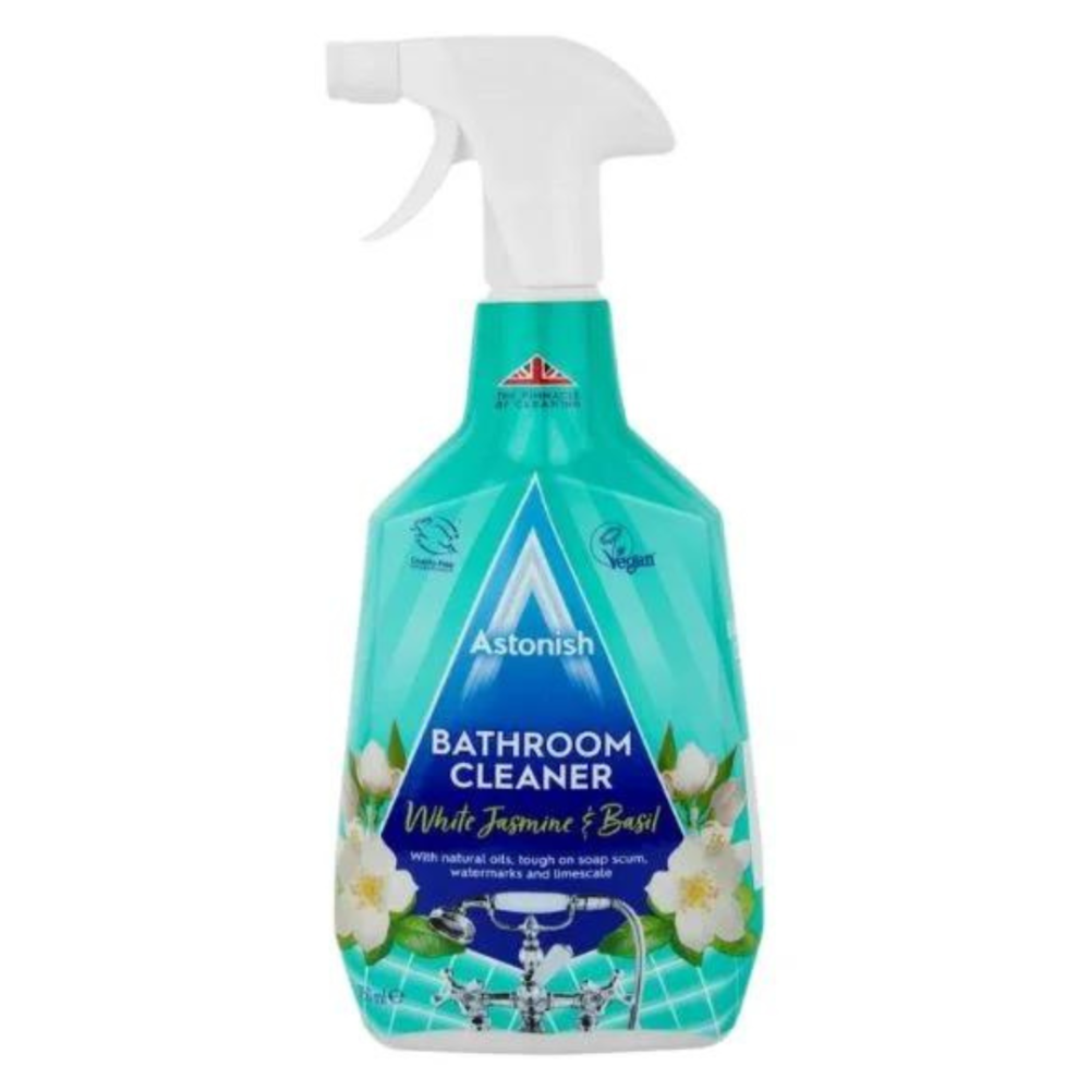 Kylpyhuoneen puhdistusaine „Bathroom cleaner jasmine“. Puhdistusaineet